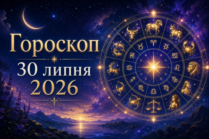 Гороскоп на сьогодні, 30 липня 2026, для всіх знаків Зодіаку: кохання, гроші та робота