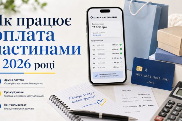 Оплата частинами у 2026 році: умови Monobank, ПриватБанку та ПУМБ, відсотки і терміни
