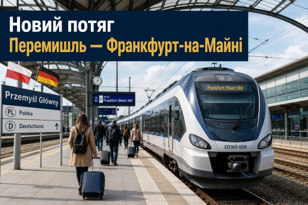Новий потяг Перемишль — Франкфурт-на-Майні: маршрут, розклад і що це дасть українцям