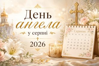 Іменини та День ангела серпень 2026 в Україні: кого вітати за старим і новим календарем