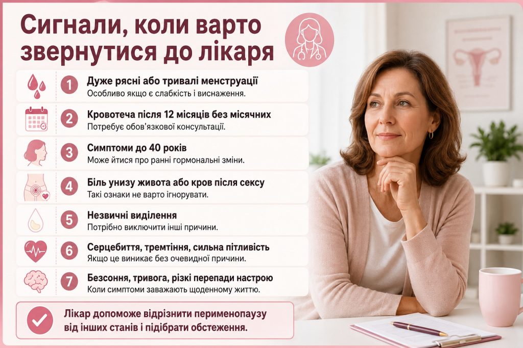 Як зрозуміти, що почався клімакс: перші ознаки, симптоми та коли йти до гінеколога