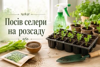 Як виростити селеру з насіння в домашніх умовах: покрокова інструкція та помилки