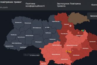 Повітряна тривога в Україні 23 липня 2026: онлайн-карта сирен у режимі реального часу