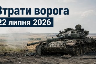 Втрати ворога на 22 липня 2026: скільки техніки та особового складу знищили ЗСУ