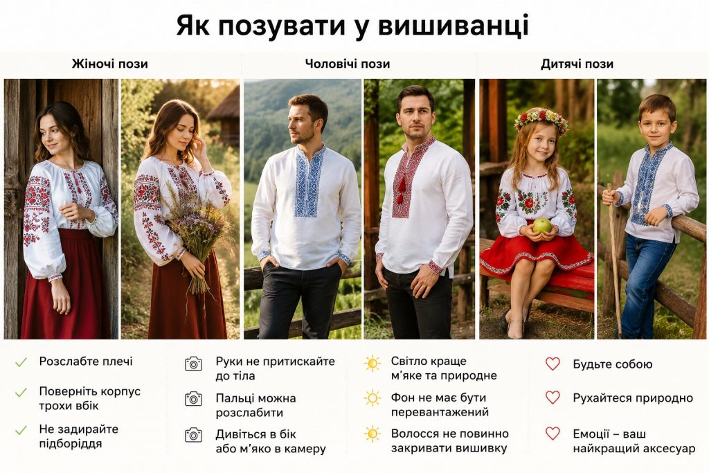 Як зробити фото у вишиванці: ідеї для фотосесії, оренда, фон і поради фотографа