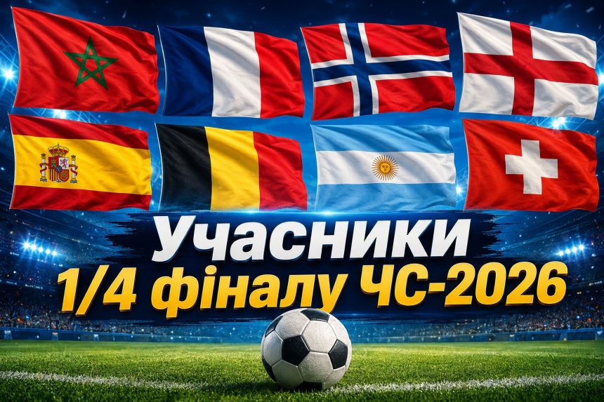 ЧС-2026 з футболу: хто вийшов до чвертьфіналу та які пари 1/4 фіналу