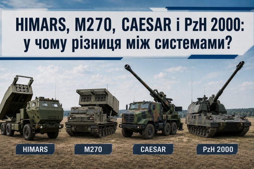 Як працює артилерія України 2026: HIMARS, CAESAR і PzH 2000 простими словами