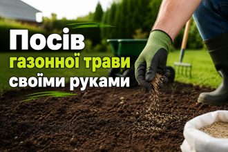 Як правильно посіяти газонну траву вручну: норма висіву, підготовка ґрунту та газон без плям