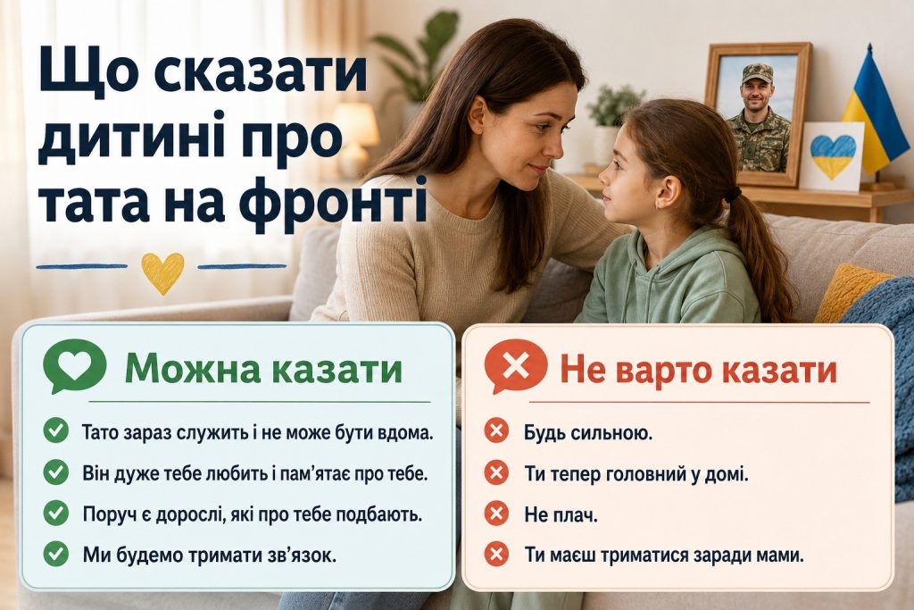 Як пояснити дитині, що тато на війні: поради психолога і відповідь на питання “чи повернеться”