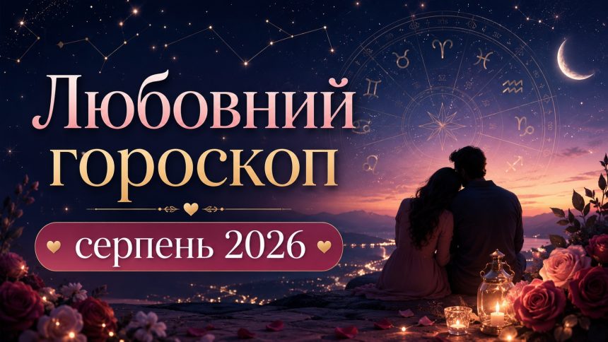 Любовний гороскоп на серпень 2026 для всіх знаків зодіаку: кому пощастить зустріти кохання та зміцнити стосунки