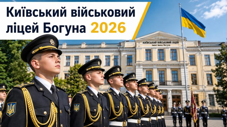 Київський військовий ліцей Богуна: вступ 2026, умови, документи, безкоштовне навчання та перспективи