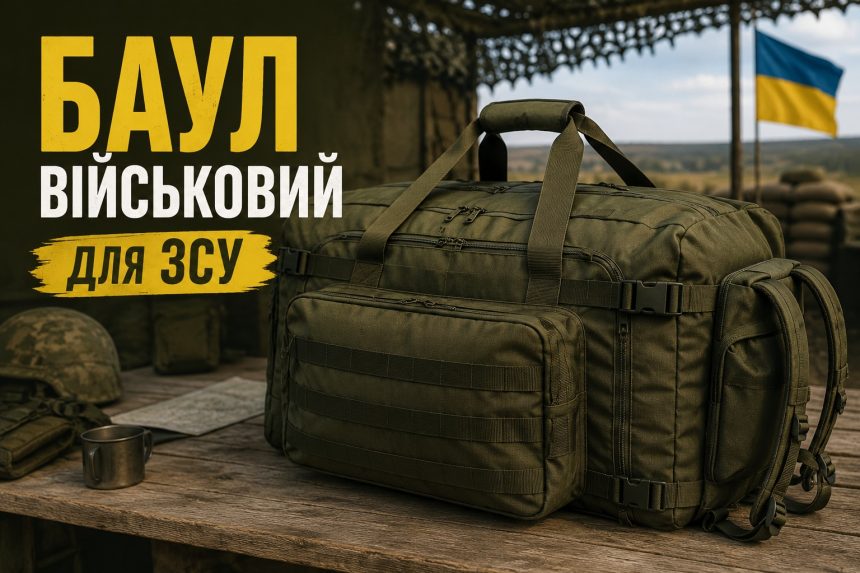 Військовий баул 2026: розміри, об’єм 80–120 л і як вибрати для ЗСУ