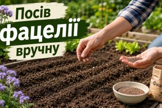 Як сіяти фацелію вручну у 2026 році: коли сіяти, норма висіву та користь сидерата