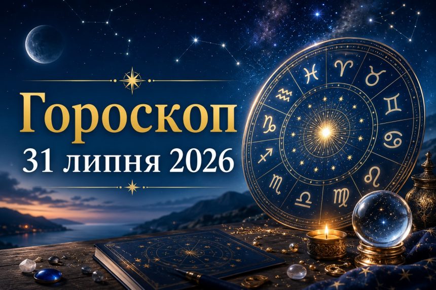 Гороскоп на сьогодні, 31 липня 2026, для всіх знаків Зодіаку: кохання, гроші та робота