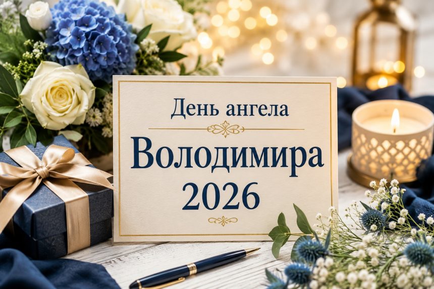 З Днем ангела Володимира 2026: милі картинки, СМС, побажання та листівки