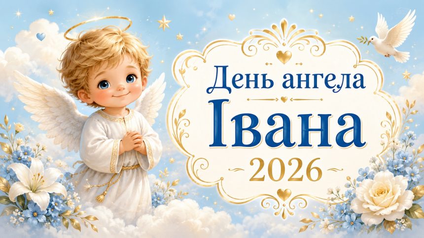 День ангела Івана 2026: милі картинки, СМС, побажання прозою та листівки українською