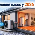 Як працює тепловий насос для опалення дому: типи «повітря-вода» і «земля-вода», COP та окупність у 2026 році