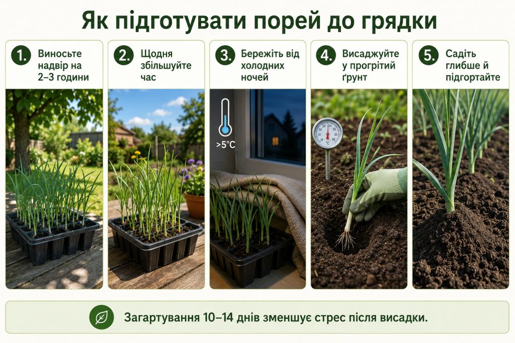 Як сіяти цибулю-порей на розсаду: строки посадки, ґрунт і правила догляду