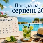 Погода на серпень 2026 в Україні: прогноз синоптиків та чи спаде спека