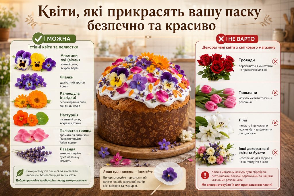 Як прикрасити паску своїми руками: квіти, меренга, горіхи та сухофрукти