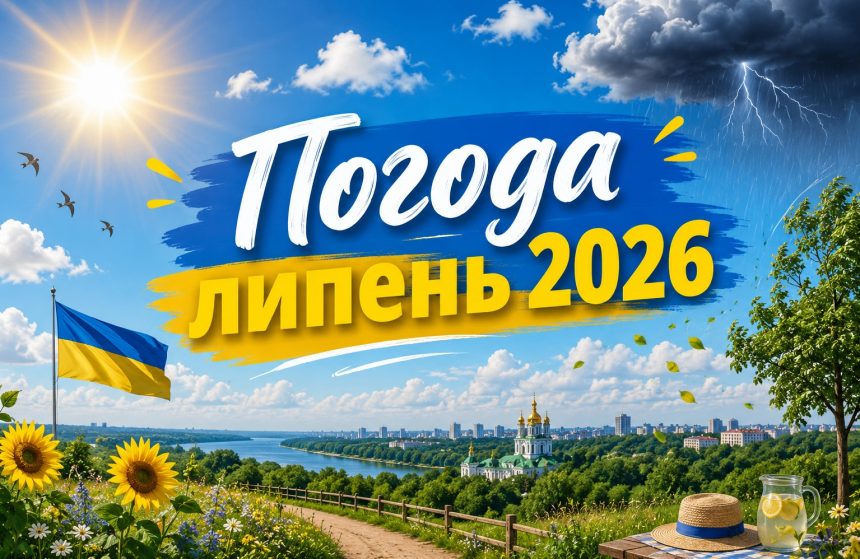 Погода на липень 2026 в Україні: прогноз синоптиків та чи спаде спека
