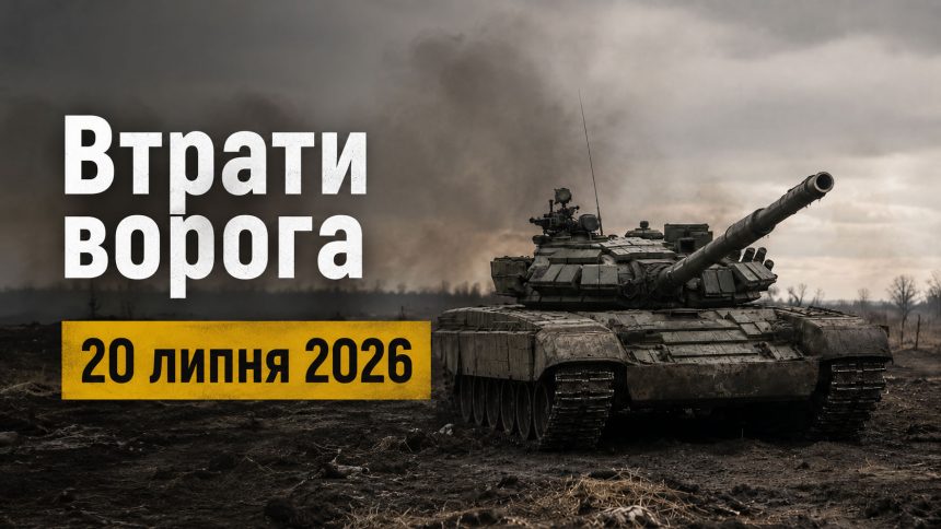 Втрати ворога на 20 липня 2026: скільки техніки та особового складу знищили ЗСУ