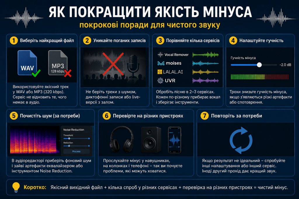 Як зробити мінус пісні онлайн безкоштовно: Vocal Remover, ШІ та прості сервіси