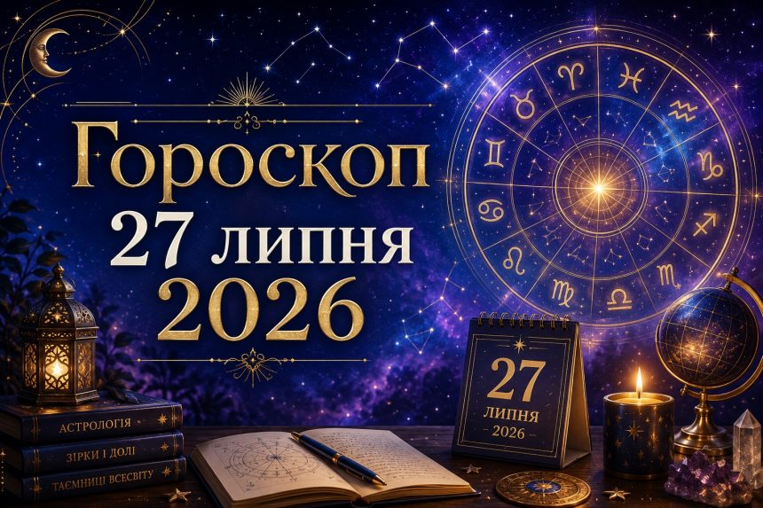 Гороскоп на сьогодні, 27 липня 2026, для всіх знаків Зодіаку: кохання, гроші та робота