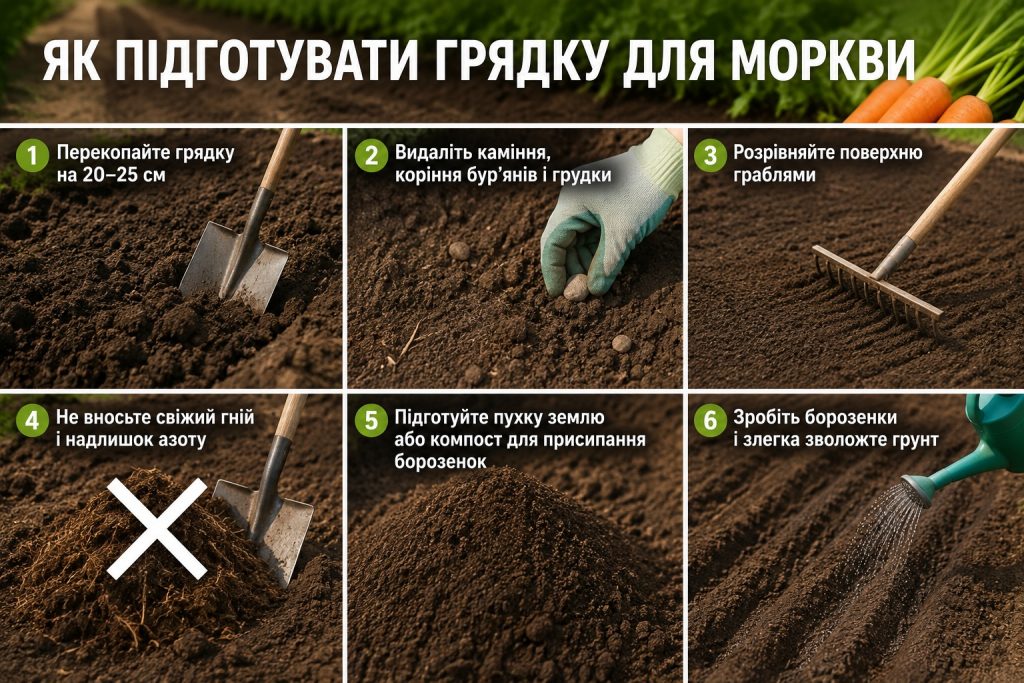 Коли сіяти моркву у відкритий ґрунт у 2026 році: терміни посіву та секрети швидких сходів