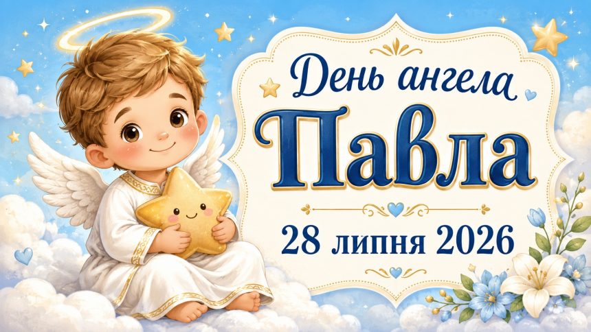 День ангела Павла 2026: картинки, СМС, побажання прозою та листівки українською