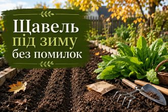 Коли сіяти щавель під зиму у 2026 році: вибір місця, підготовка грядки та догляд