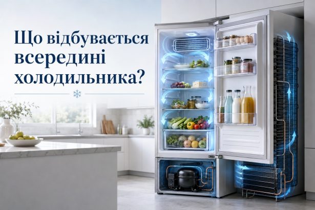 Як працює холодильник: компресор, фреон, випарник і принцип охолодження