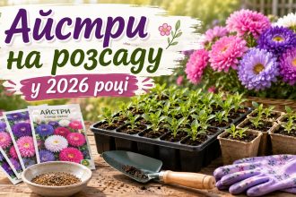 Коли сіяти айстри на розсаду у 2026 році: строки посіву та профілактика фузаріозу