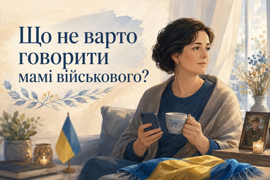 Як підтримати маму військового під час тривоги та очікування: правильні слова, дії й психологічна допомога