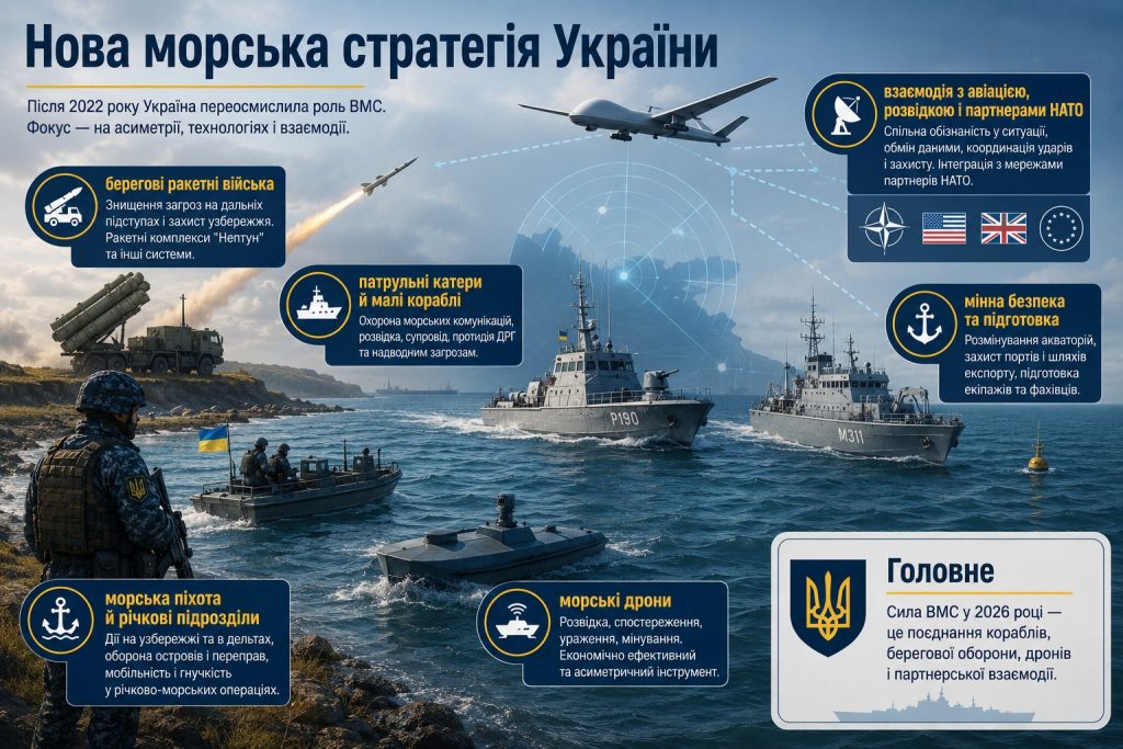 ВМС України у 2026 році: що сталося з флагманом «Гетьман Сагайдачний», нові кораблі та дрони Magura