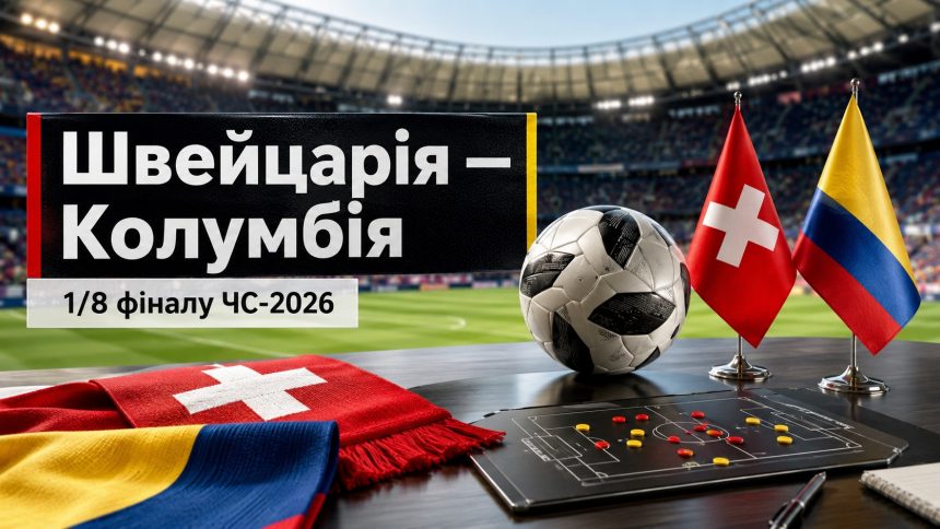 Швейцарія — Колумбія: коли почнеться матч ЧС-2026 і де дивитися онлайн