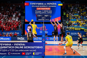 Туреччина – Україна: де дивитися безкоштовно онлайн матч Ліги націй з волейболу 17 липня 2026 року