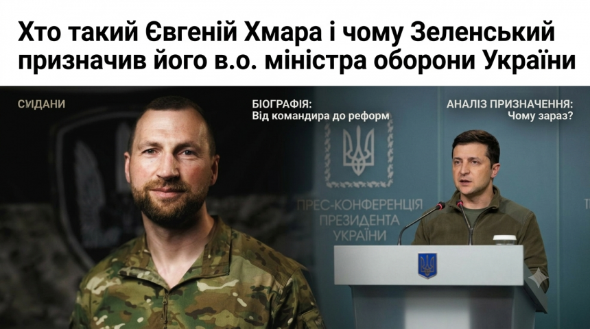 Хто такий Євгеній Хмара і чому Зеленський призначив його в.о. міністра оборони України