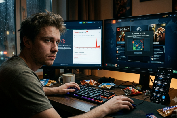 Чому не працює Steam і Dota 2 сьогодні: що сталося, коли відновлять сервери та що робити геймерам