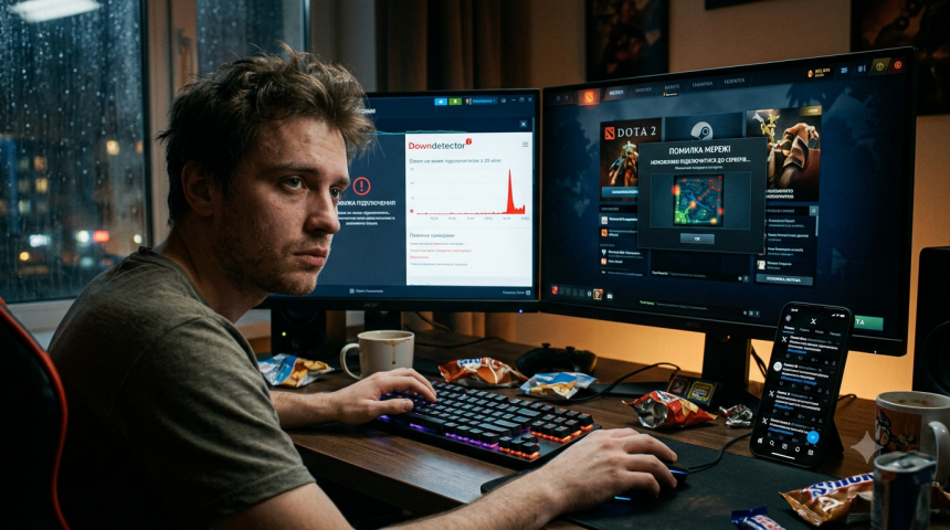Чому не працює Steam і Dota 2 сьогодні: що сталося, коли відновлять сервери та що робити геймерам