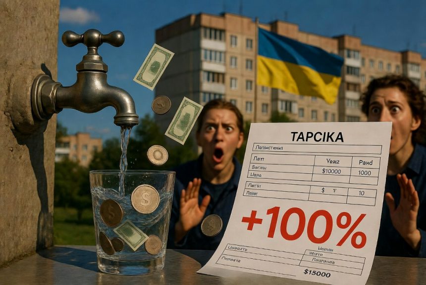 Скільки коштує вода в Україні з 1 липня 2026 року: повний список нових тарифів, де ціни перевищили 100 гривень за кубометр