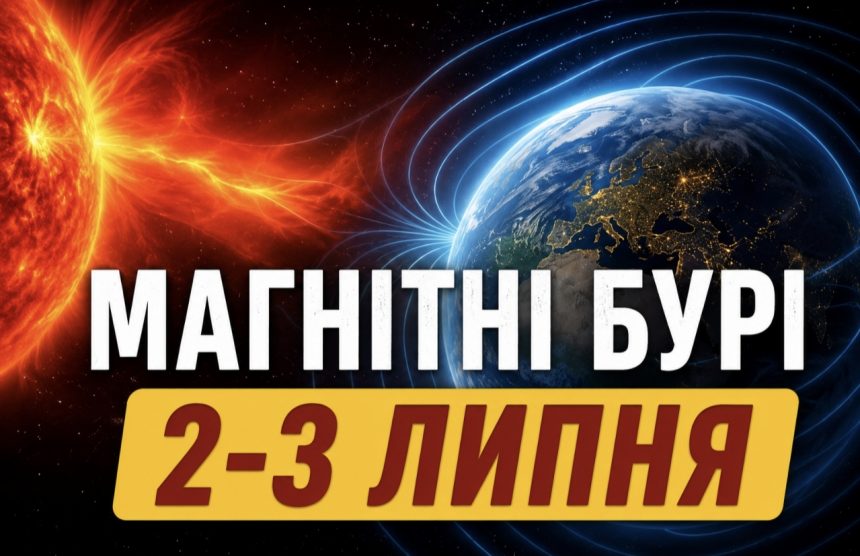 Магнітні бурі 2-3 липня 2026: який K-індекс сьогодні та як сонячна активність вплине на самопочуття