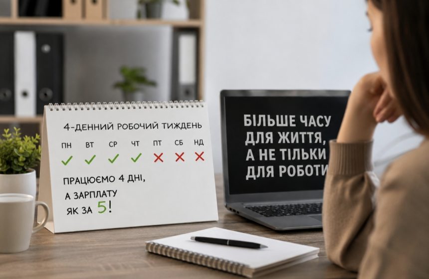 В Україні пропонують запровадити 4-денний робочий тиждень: чи збережуть зарплату, коли можуть ухвалити рішення та що передбачає петиція