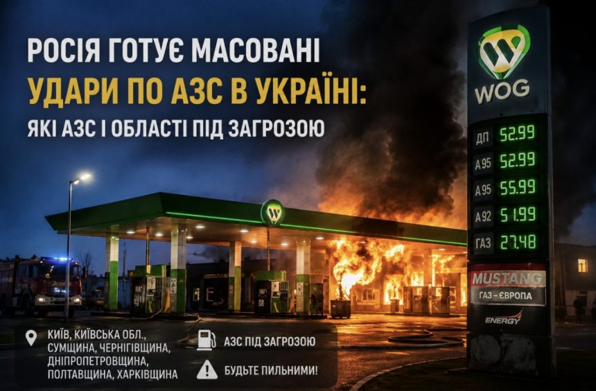 Росія атакуватиме заправки в Україні — список АЗС у зоні ризику та поради водіям