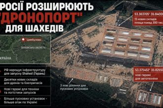 Шахедів стане більше — супутники показали нові склади РФ для дронів біля України