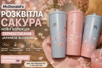 McDonald’s випустив термостакани із сакурою: скільки коштує колекція Japanese Blossom і чи буде вона в Україні