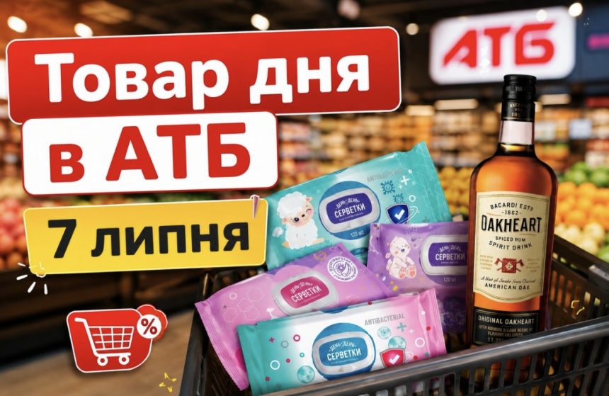Товар дня в АТБ 7 липня 2026 — що можна купити сьогодні зі знижкою до 50%