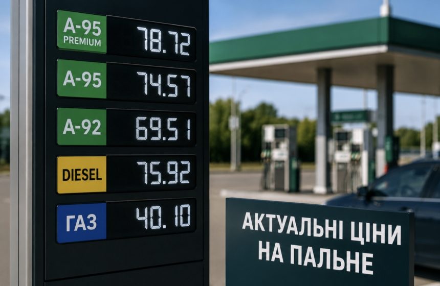 Актуальні ціни на бензин, дизель і газ на АЗС України 8 липня 2026 року: скільки коштує літр пального сьогодні