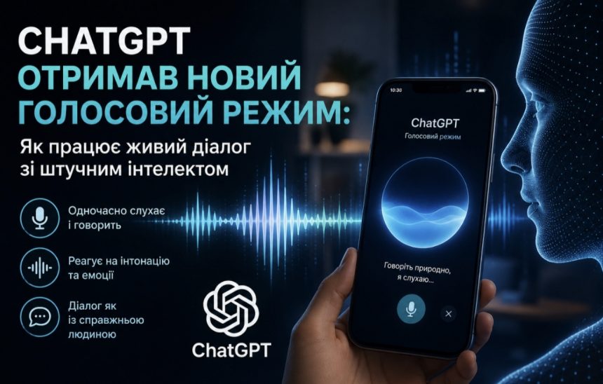 Чому новий голосовий режим ChatGPT називають проривом у спілкуванні з ШІ