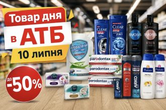 Товар дня в АТБ 10 липня 2026 — що можна купити сьогодні зі знижкою до 50%